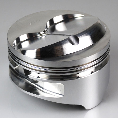 Ford 351 Windsor: High Compression: 351 - Dome Top: 1.757 C/H - 4.030 Bore  - 12.00CC - #80561 - Ross Racing Pistons