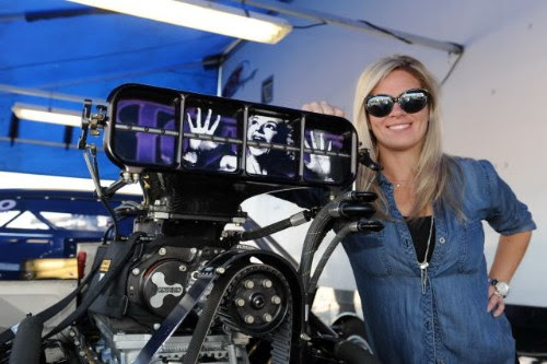 Melanie Salemi Next To Her Car