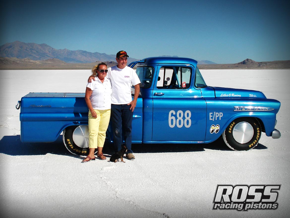 Larry Lancaster Ross Racing PIstons Salt Flats Racing