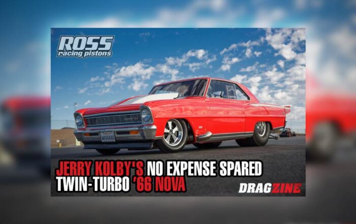 Jerry Kolby's Twin-Turbo Nova Ross Pistons